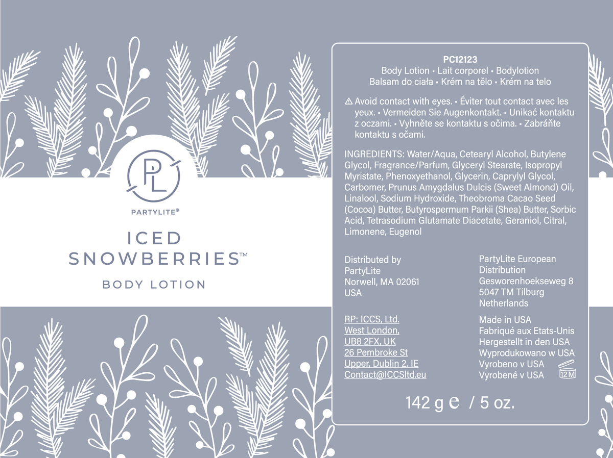 40967 002 001 party lite 5oz iced snowberries body lotion tube aw v2 proof approved